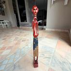 Afrikaans beeld, Antiek en Kunst, Ophalen, Handgemaakt, Beeld, Rood