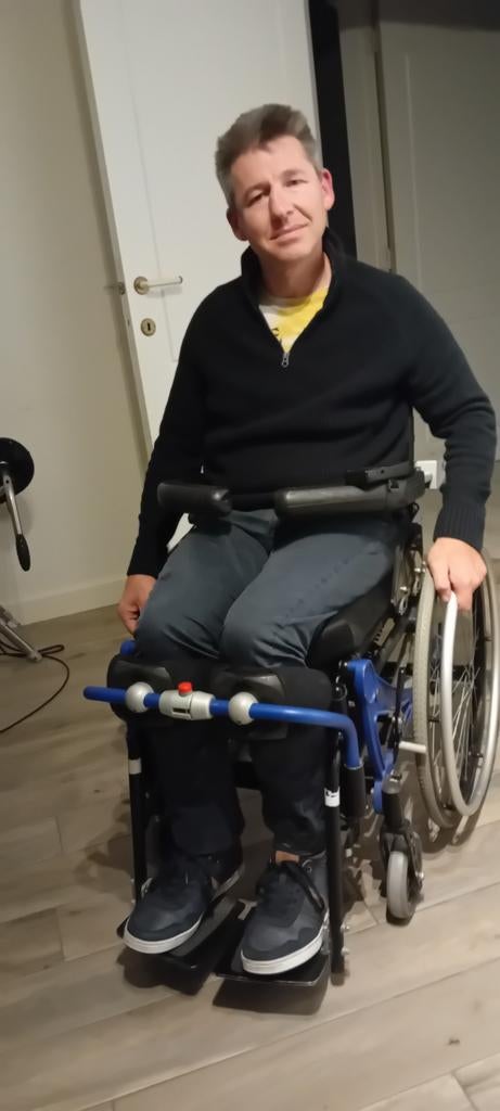 sta rolstoel Permobil, Diversen, Rolstoelen, Ophalen, Gebruikt, Handbewogen rolstoel