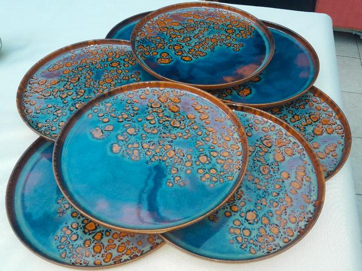 Dinerbord 28 cm Red Wine (Mesa) Pasta - Pizza, Huis en Inrichting, Keuken | Servies, Zo goed als nieuw, Bord(en), Aardewerk, Ophalen of Verzenden