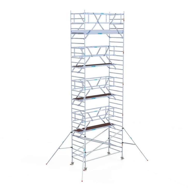 Euroscaffold Rolsteiger 135x305cm 10,2m werkhoogte, Bricolage & Construction, Échafaudages, Comme neuf, Échafaudage fixe ou roulant