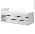 Lit IKEA avec tiroirs, Maison & Meubles, 90 cm, Comme neuf, Enlèvement, 200 cm