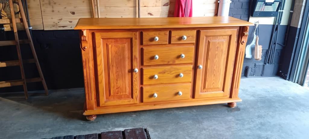 Buffet pin LIVRAISON GRATUITE, Maison & Meubles, Enlèvement, Pin