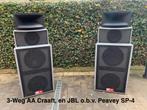 UNIEK! 3-Weg Systeem AA Craaft en JBL obv Peavey SP-4, JBL, Comme neuf, Enlèvement, Haut-parleurs Frontaux, Arrière ou Stéréo
