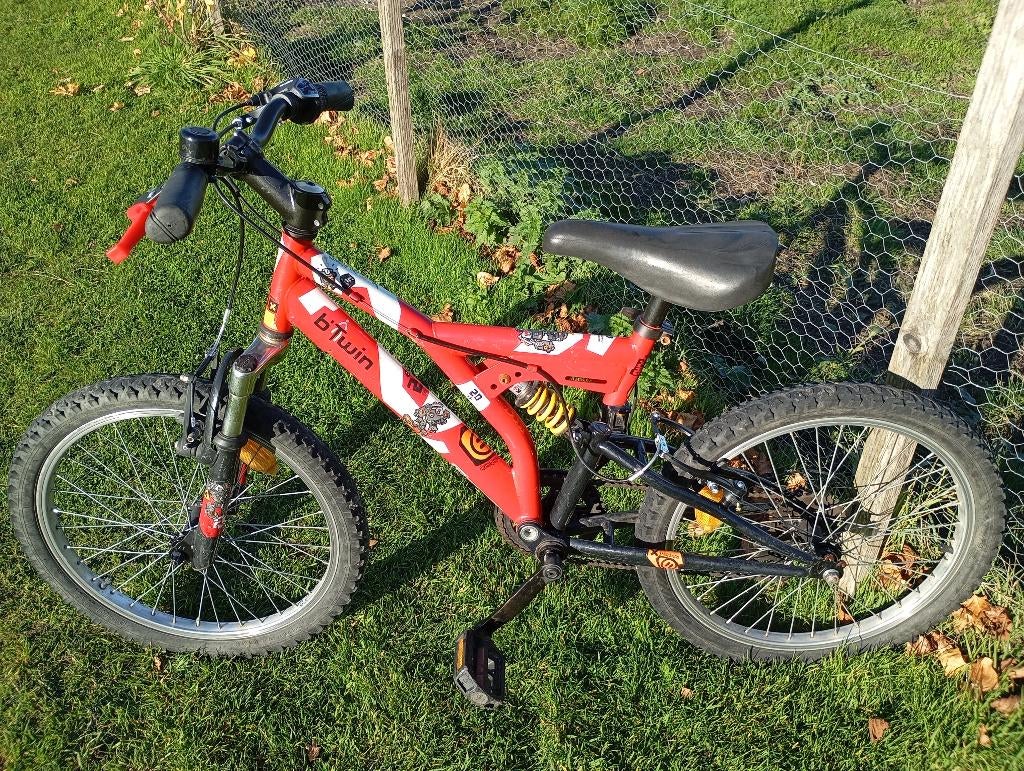 Vélo 20 pouces tout suspendu, Vélos & Vélomoteurs, B-Twin Decathlon, Frein sur jante, Enlèvement, Utilisé