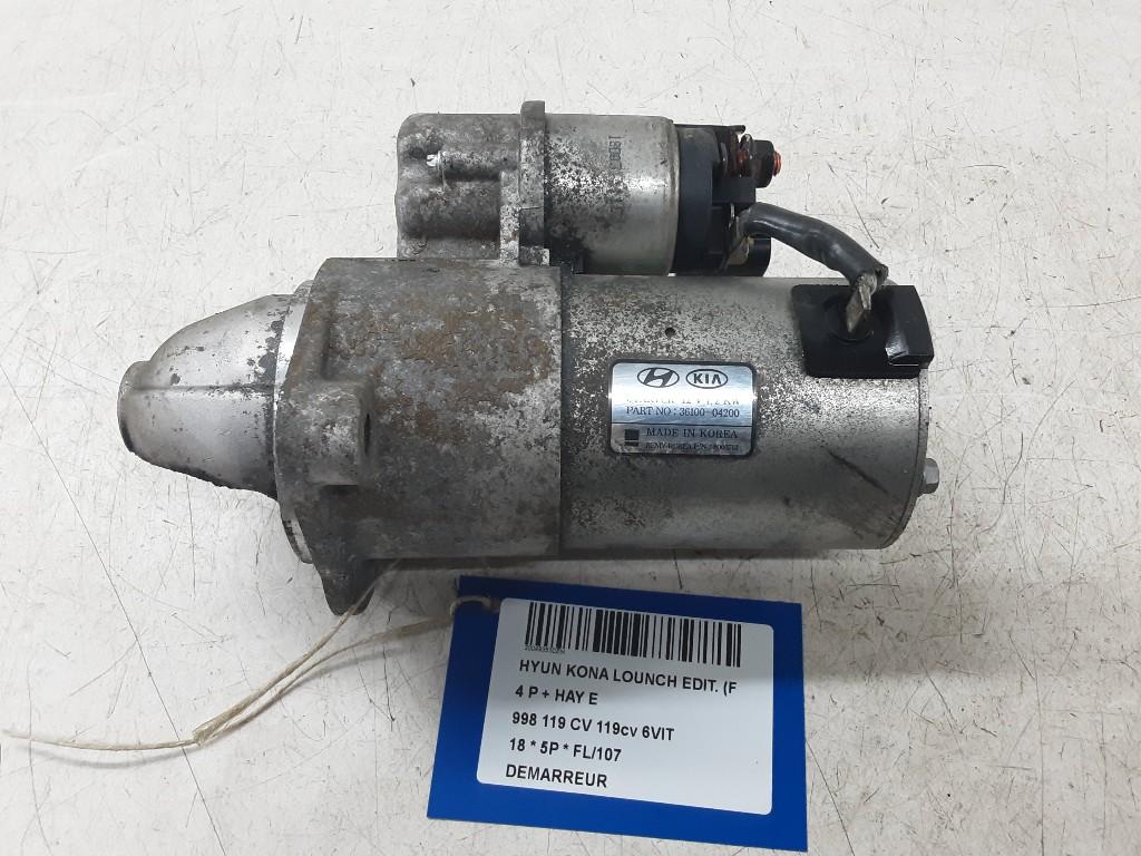 STARTMOTOR Hyundai Kona (OS) (01-2017/04-2023) (3610004200), Gebruikt, Mevr. I. Hauben, Hyundai, Rue de l'Espoir 34 34
4030  GRIVEGNÉE, BE