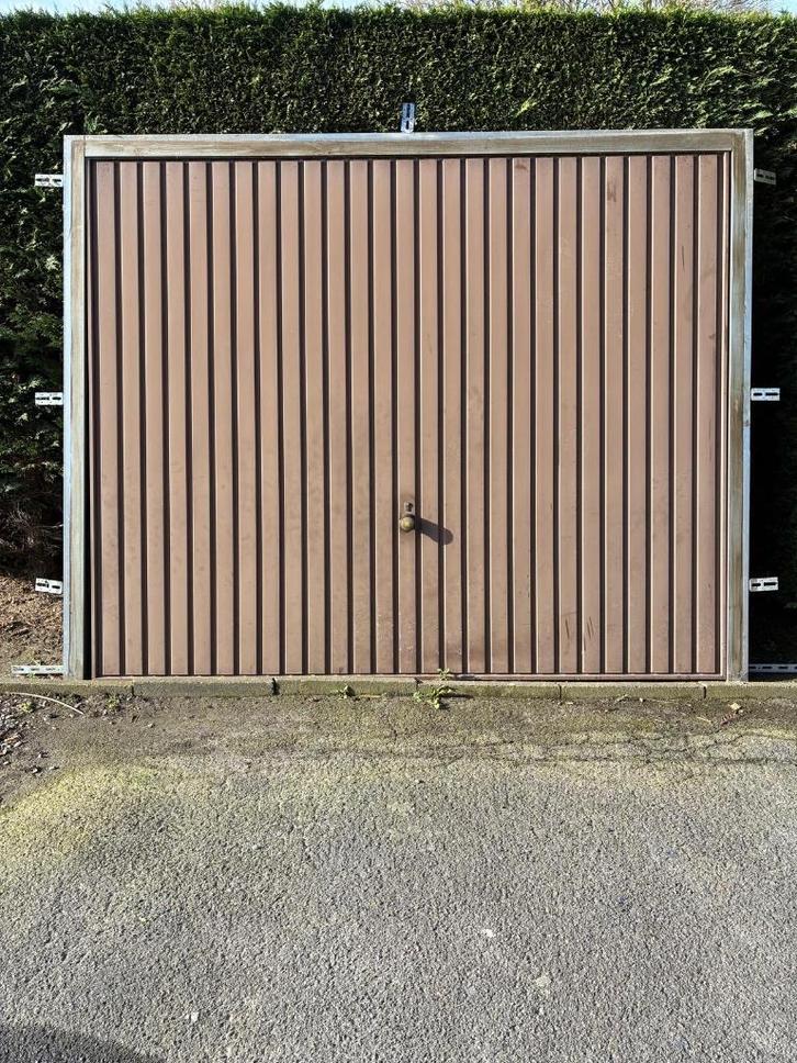 Garagepoort, Doe-het-zelf en Bouw, Deuren en Vliegenramen, Gebruikt, Garagedeur, Metaal, Ophalen