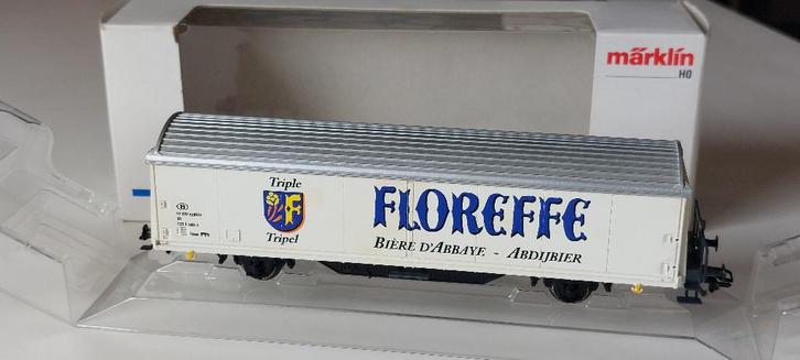 SNCB/NMBS MARKLIN BELGISCHE BIERWAGEN *FLOREFFE* HO*AC, Hobby en Vrije tijd, Modeltreinen | H0, Zo goed als nieuw, Wagon, Wisselstroom