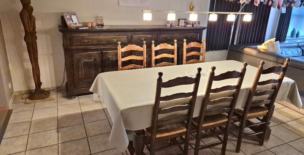 eetplaats, Huis en Inrichting, Ophalen, Met deur(en), Rustiek, Eikenhout