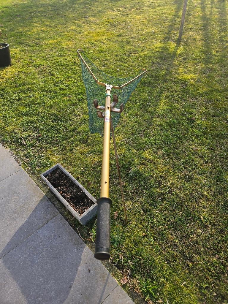 Vintage Schepnet (Germina DDR + Arca Linden), Watersport en Boten, Hengelsport | Algemeen, Zo goed als nieuw, Net of Fuik, Ophalen