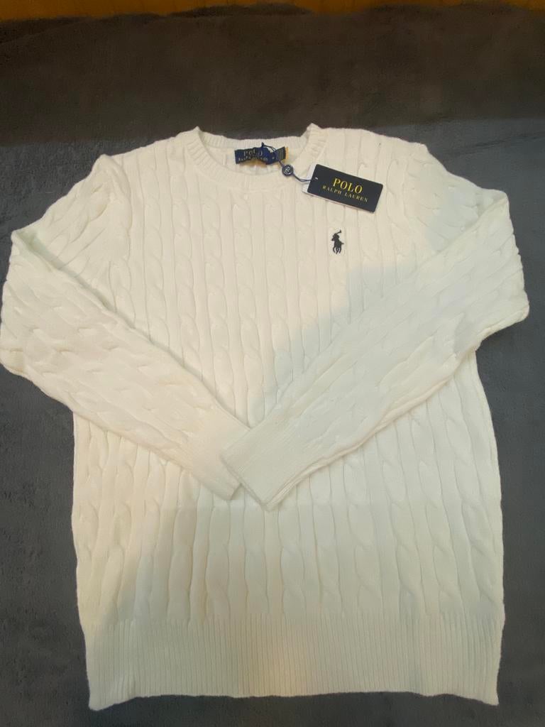 Polo Ralph Lauren sweater - White, Kleding | Heren, Truien en Vesten, Ophalen of Verzenden, Nieuw, Maat 48/50 (M), Wit