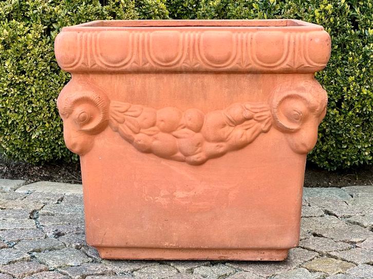 terracotta bloempot - vorstvrij - uitstekende staat, Tuin en Terras, Bloempotten, Terracotta, Binnen, Balkon, Tuin, Vierkant, Ophalen
