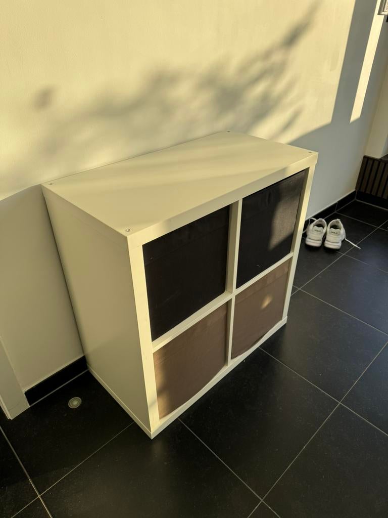 Ikea KALLAX kast 77x77 cm wit, Ophalen, Zo goed als nieuw