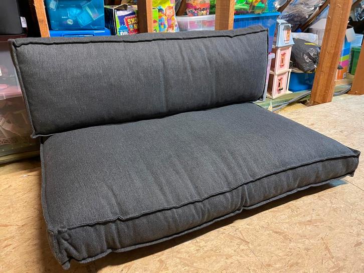 Palletkussen grijs GAMMA 3 sets, Jardin & Terrasse, Accessoires mobilier de jardin, Comme neuf, Enlèvement