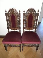 2 Antieke Mechelse stoelen barok, Antiek en Kunst, Ophalen
