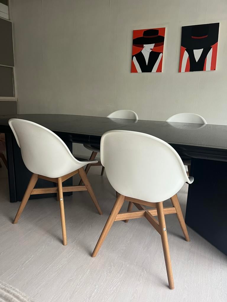 4 fanbyn eetkamerstoelen ikea, Huis en Inrichting, Tafels | Eettafels, Ophalen, Zo goed als nieuw