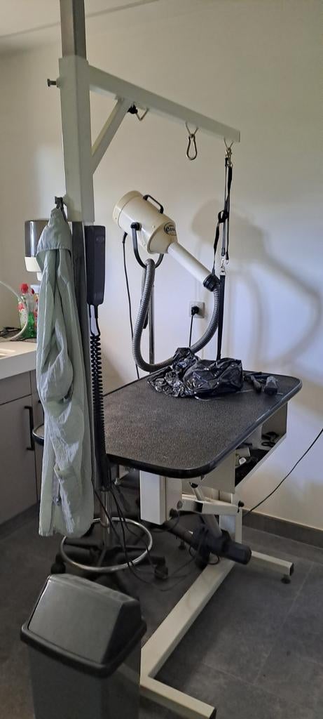 Hondentrimtafel elektrisch met stoel, Animaux & Accessoires, Enlèvement