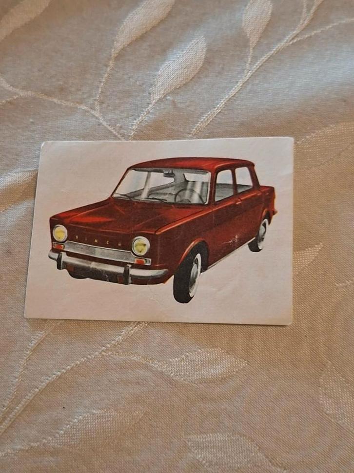 Prentje/Chromo : Simca 1000 / Chocolade Jacques, Collections, Photos & Gravures, Utilisé, Gravure, Autres sujets/thèmes, 1960 à 1980