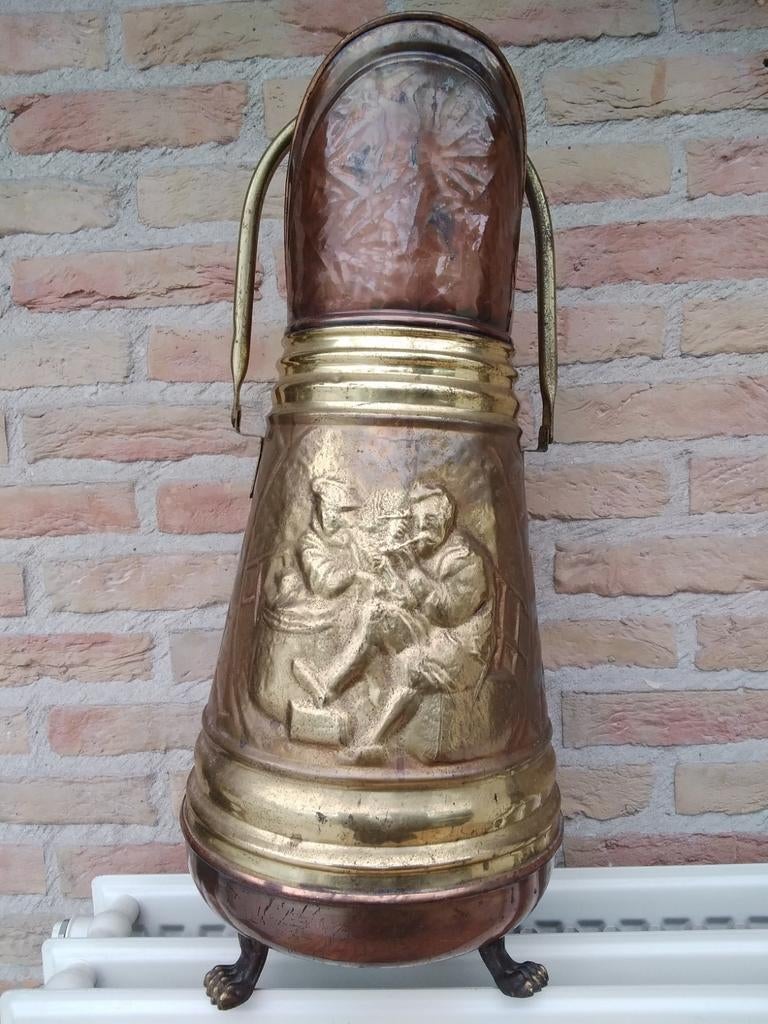 Oude kolenemmer 58cm hoog, Antiek en Kunst, Antiek | Brons en Koper, Ophalen, Koper