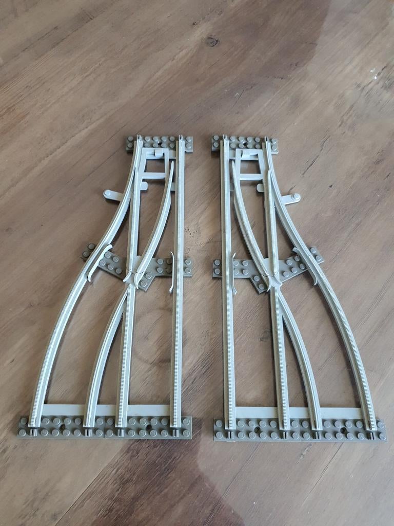 Vintage 80s treinwissel L+R lego, Ophalen