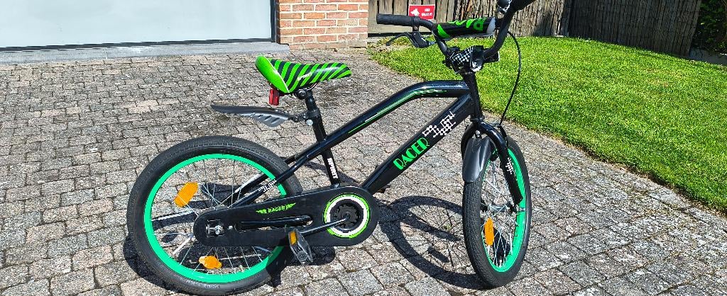 Spirit Racer jongensfiets groen 18 Inch, Ophalen, Gebruikt, 16 tot 20 inch