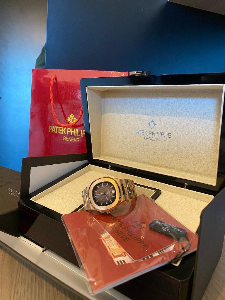 Patek Phillipe Nautilus Horloge, Ophalen, Zo goed als nieuw, Polshorloge