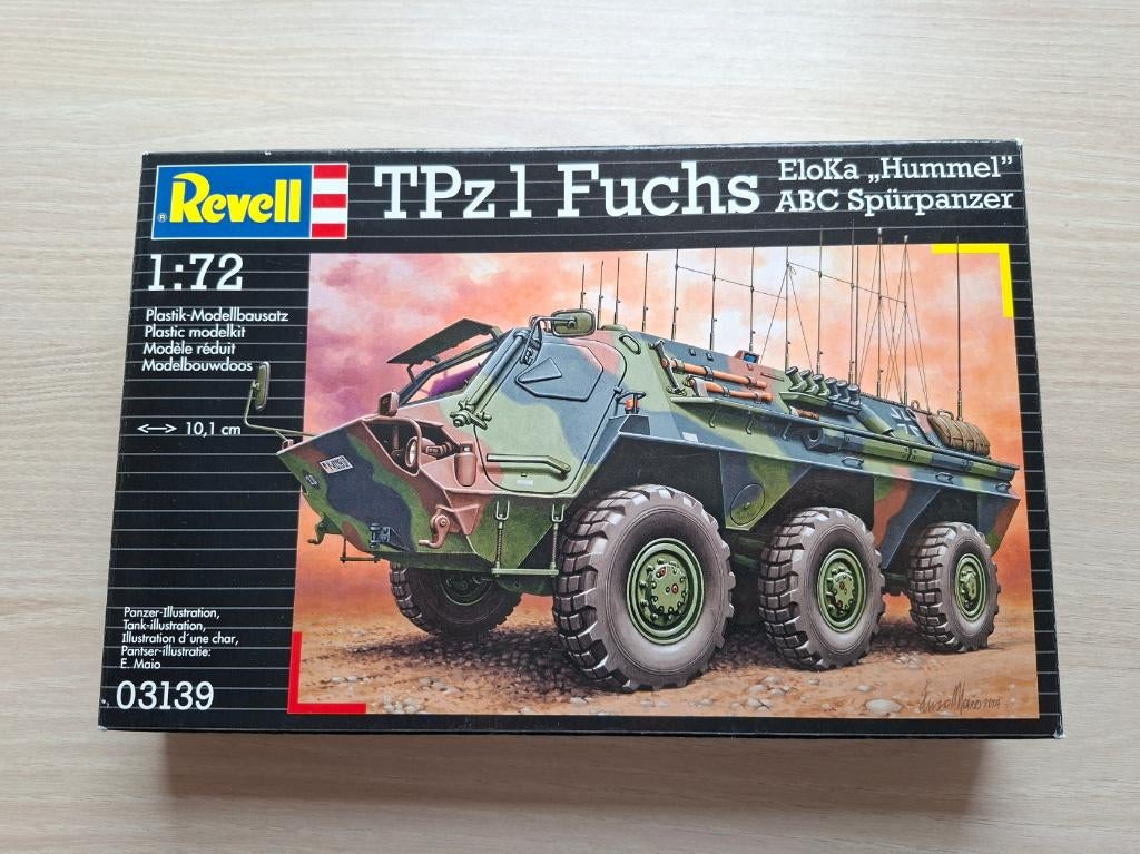 Revell | Nr. 03139 | 1:72 - TPz 1 Fuchs - EloKa ‘Hummel‘, Hobby & Loisirs créatifs, Modélisme | Voitures & Véhicules, Neuf, 1:50 ou moins