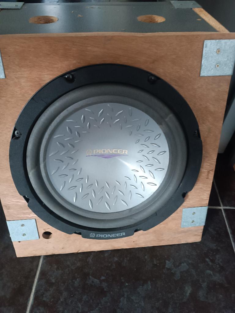 versterker + woofer, Auto diversen, Autospeakers, Ophalen, Gebruikt