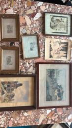 Lot de gravures et aquarelles 200 euros, Enlèvement