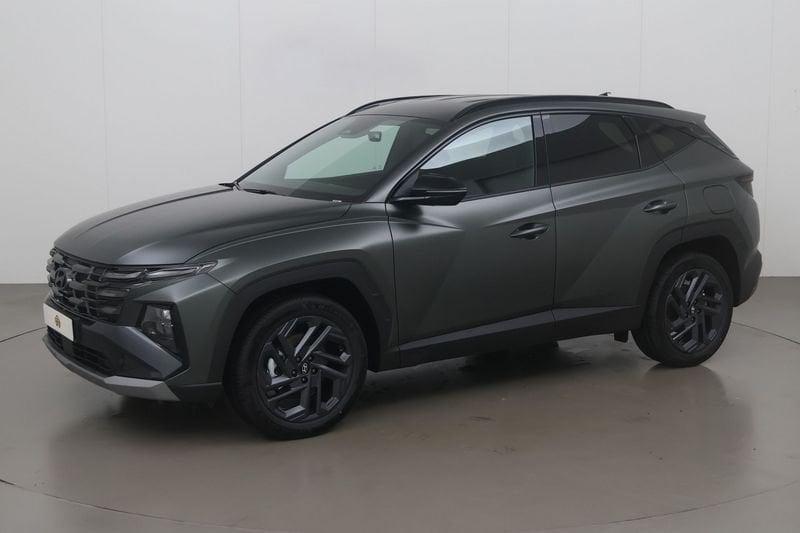 Hyundai Tucson 1.5 t-gdi Black Edition 150 AT, Automaat, Gebruikt, 4 cilinders, Overige bekleding