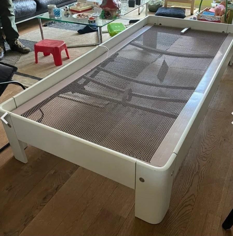 Auping eenpersoonsbed wit 90 cm, Huis en Inrichting, Ophalen, Wit, 90 cm