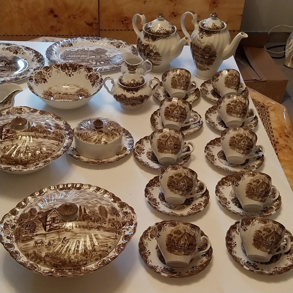 Engelse service, Ophalen