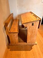 Oude schoolbank., Enlèvement