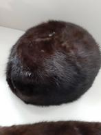 2 verschillende nerts hoeden met vison, Ophalen of Verzenden, Hoed