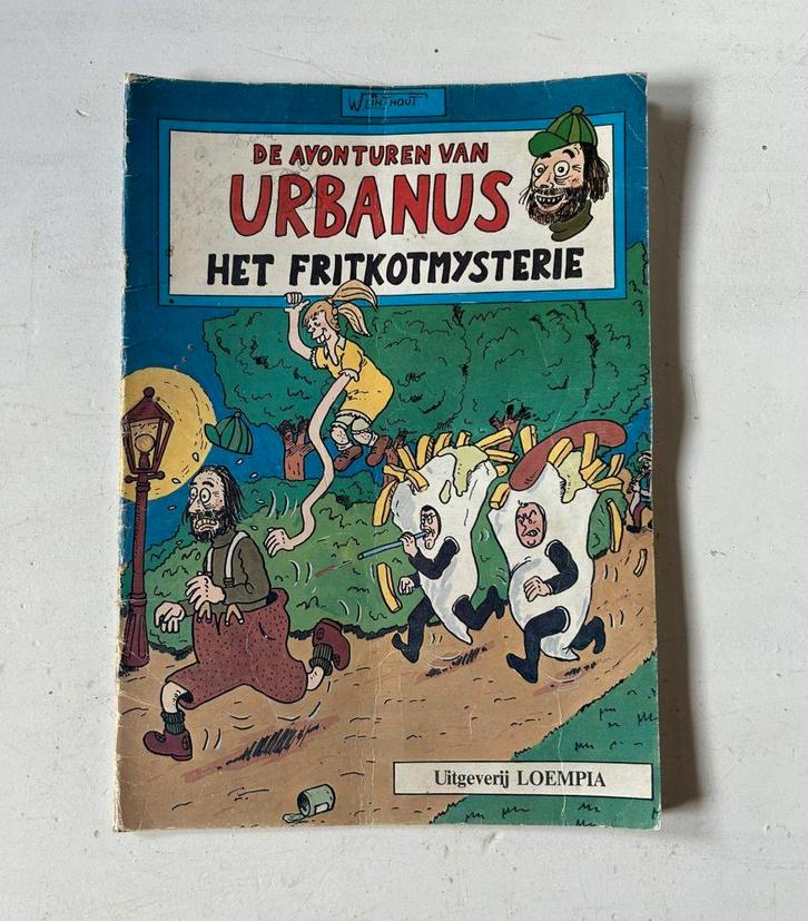 Urbanus - 1e druk - Het fritkotmysterie 1A - 1983, Boeken, Stripverhalen, Gelezen, Eén stripboek, Ophalen of Verzenden