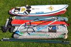 JP 129 Freeride complete set, Watersport en Boten, Windsurfen, Ophalen, 250 tot 300 cm, Met draagtas, Complete set