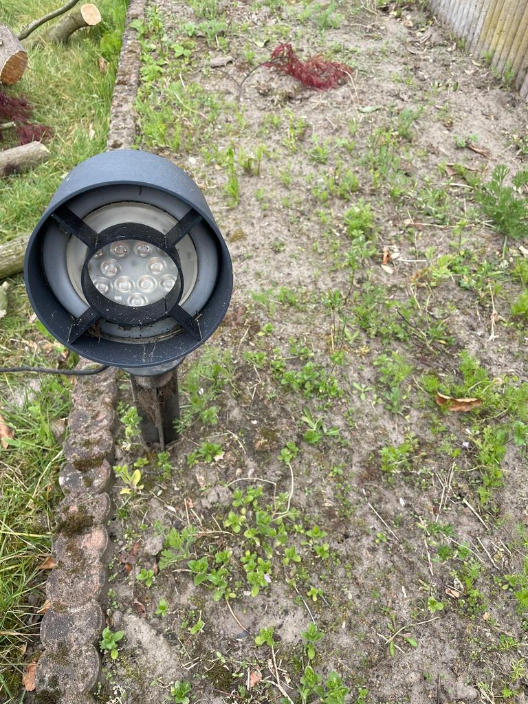 Buitenverlichting 4 stuks, Tuin en Terras, Buitenverlichting, Ophalen, Gebruikt, Kunststof, Led