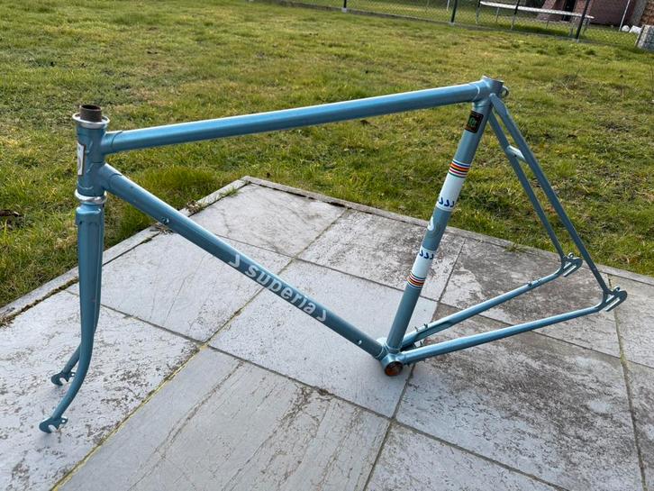 Nieuw Superia frame - retro koersfiets, Fietsen en Brommers, Fietsen | Racefietsen, Zo goed als nieuw, Ophalen