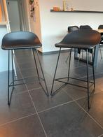 2 zwarte krukjes voor aan keukeneiland, Ophalen, Zo goed als nieuw