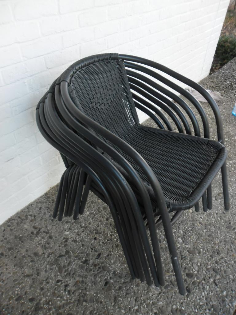 Chaises de jardin tables et tabourets, Jardin & Terrasse, Chaises de jardin, Utilisé, Métal, Pliant, Empilable, Ajustable, Enlèvement