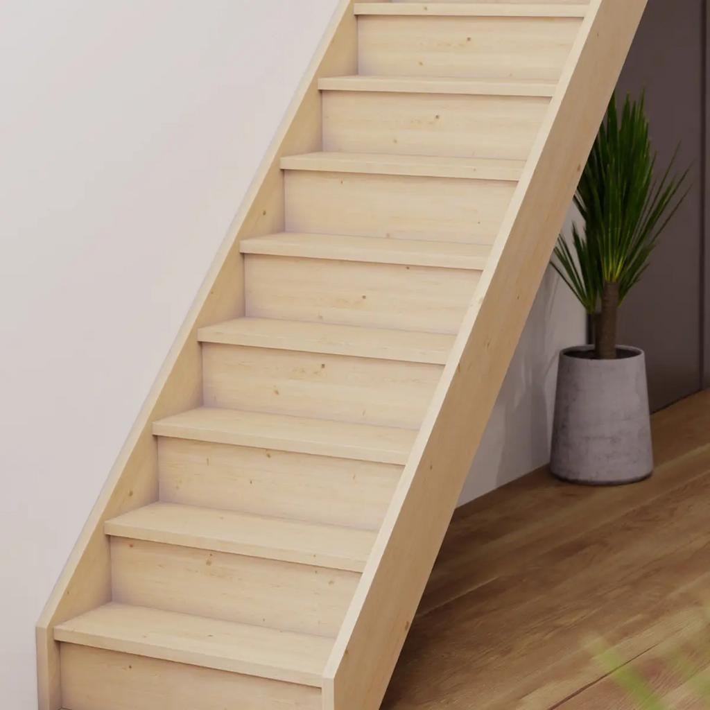 Escalier en bois 200cm, Bricolage & Construction, Enlèvement ou Envoi, Comme neuf, Escalier