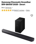 samsung soundbar nieuw, Ophalen, Nieuw