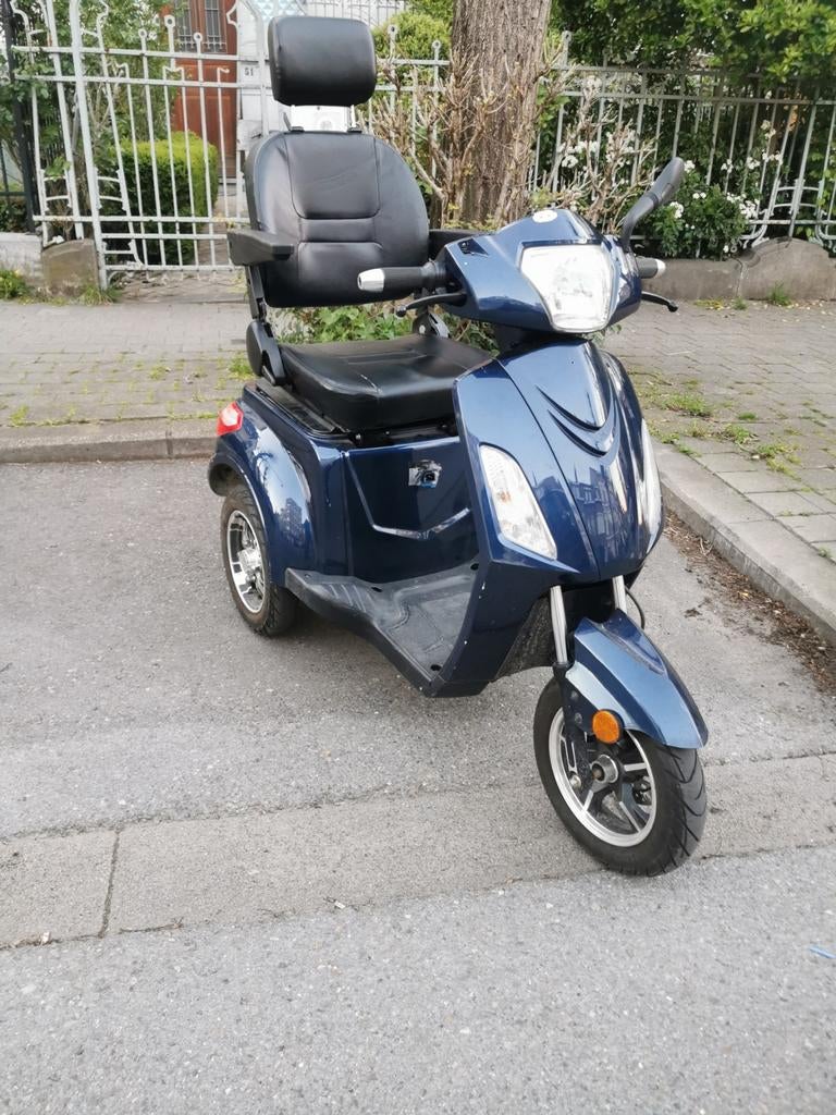 Scooter électrique 25km/h batterie au lithium inf0488826971, Enlèvement ou Envoi, Pliant, Comme neuf, Fauteuil roulant électrique