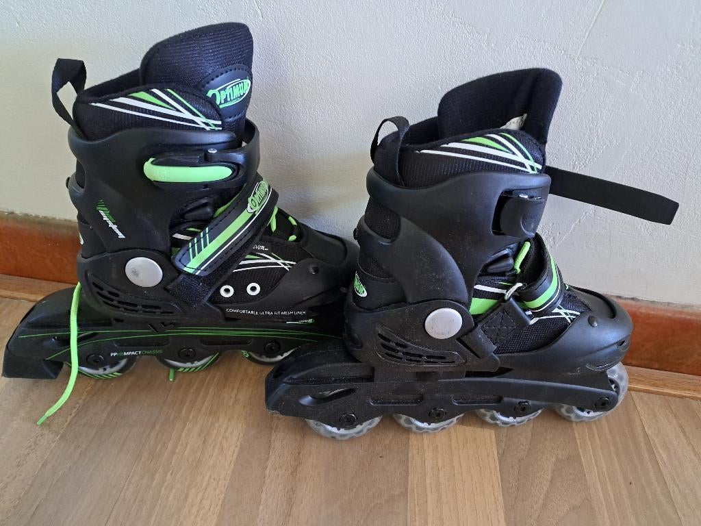 inline skates maat 32-35, Autres marques, Rollers 4 roues en ligne, Enlèvement, Utilisé