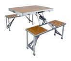 Bamboe Inklapbare picknicktafel NIEUW (4 personen), Ophalen, Rechthoekig, Aluminium