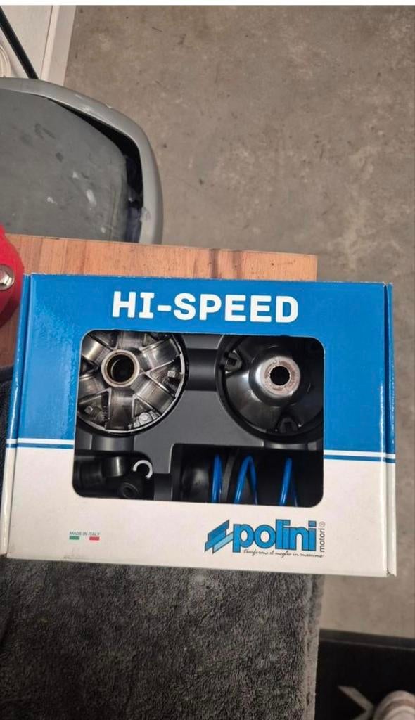 Polini vario, Ophalen, Gebruikt