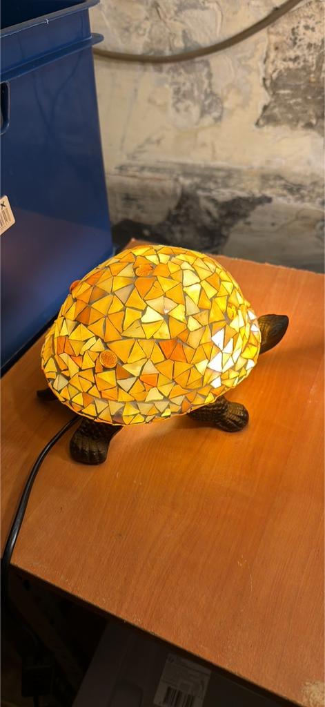 Tafellampen Tiffany styl, Ophalen of Verzenden, Gebruikt, Glas