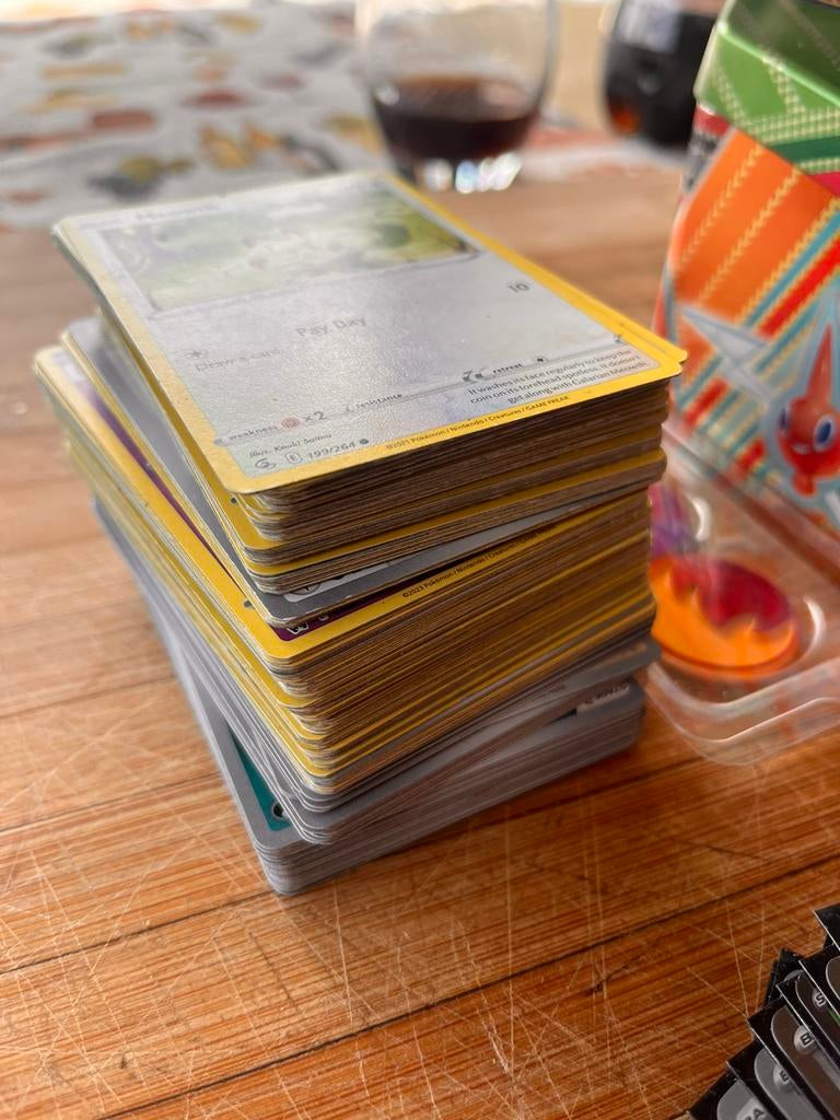 Pokémon kaarten 170 stuks + accesoires, Ophalen of Verzenden