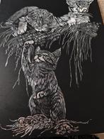 Gravure à décorer., Collections, 1980 à nos jours, Gravure, Comme neuf, Enlèvement