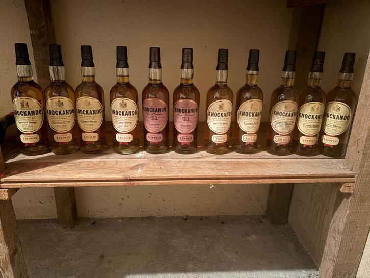 Knockando collection vintage, Verzamelen, Wijnen, Zo goed als nieuw, Ophalen of Verzenden