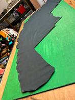 Donker grijs leer lap 1,5 mm dikte soepel A-155, Enlèvement ou Envoi, Comme neuf, Gris